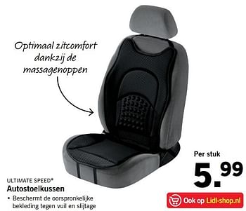 Aanbiedingen Autostoelkussen - Ultimate Speed - Geldig van 24/04/2017 tot 29/04/2017 bij Lidl