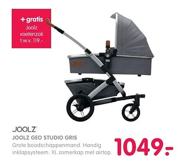 Aanbiedingen Joolz geo studio gris - Joolz - Geldig van 04/04/2017 tot 30/04/2017 bij Prenatal