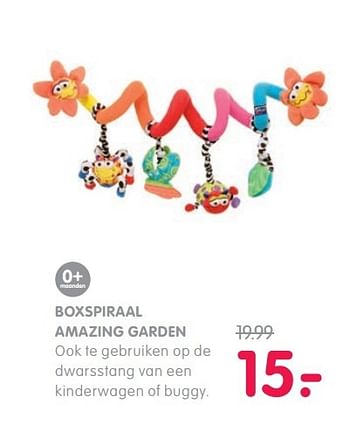 Aanbiedingen Boxspiraal amazing garden - Huismerk - Prenatal - Geldig van 04/04/2017 tot 30/04/2017 bij Prenatal