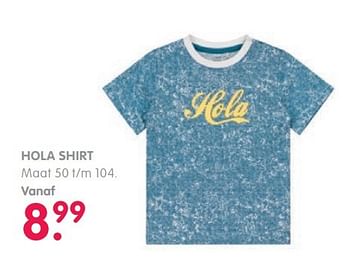 Aanbiedingen Hola shirt - Huismerk - Prenatal - Geldig van 04/04/2017 tot 30/04/2017 bij Prenatal