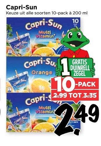 Aanbiedingen Capri-sun - Capri-Sun - Geldig van 23/04/2017 tot 29/04/2017 bij Vomar