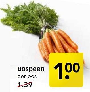 Aanbiedingen Bospeen - Huismerk - Em-té - Geldig van 24/04/2017 tot 29/04/2017 bij Em-té