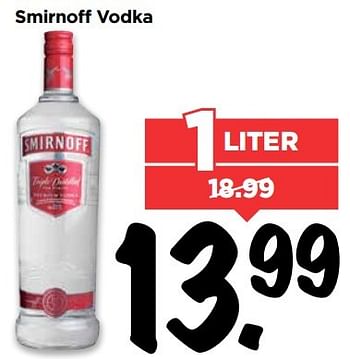 Aanbiedingen Smirnoff vodka - Smirnoff - Geldig van 23/04/2017 tot 29/04/2017 bij Vomar