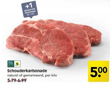 Aanbiedingen Schouderkarbonade - Huismerk - Em-té - Geldig van 24/04/2017 tot 29/04/2017 bij Em-té