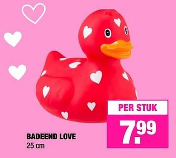 Aanbiedingen Badeend love - Huismerk - Big Bazar - Geldig van 24/04/2017 tot 30/04/2017 bij Big Bazar
