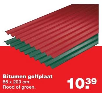 Aanbiedingen Bitumen golfplaat - Huismerk - Praxis - Geldig van 24/04/2017 tot 30/04/2017 bij Praxis