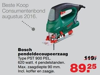 Aanbiedingen Bosch pendeldecoupeerzaag - Bosch - Geldig van 24/04/2017 tot 30/04/2017 bij Praxis