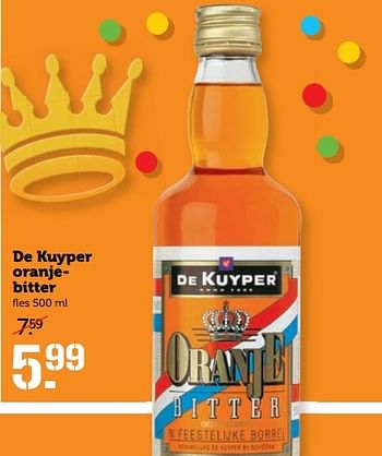 Aanbiedingen De kuyper oranjebitter - De Kuyper - Geldig van 24/04/2017 tot 30/04/2017 bij Coop