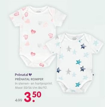 Aanbiedingen Prénatal romper - Huismerk - Prenatal - Geldig van 13/04/2017 tot 30/04/2017 bij Prenatal