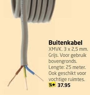 Aanbiedingen Buitenkabel xmvk - Huismerk - Formido - Geldig van 18/04/2017 tot 30/04/2017 bij Formido