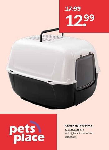 Aanbiedingen Kattentoilet prima - Huismerk - Pets Place - Geldig van 17/04/2017 tot 30/04/2017 bij Pets Place