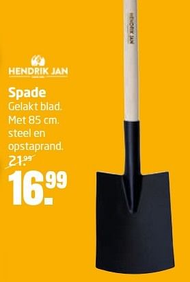 Aanbiedingen Spade - Hendrik Jan - Geldig van 18/04/2017 tot 30/04/2017 bij Formido