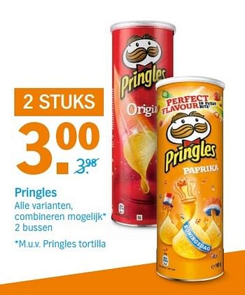 Aanbiedingen Pringles - Pringles - Geldig van 24/04/2017 tot 30/04/2017 bij Albert Heijn