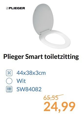 Aanbiedingen Plieger smart toiletzitting - Plieger - Geldig van 01/05/2017 tot 31/05/2017 bij Sanitairwinkel