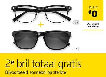Aanbiedingen 2de bril totaal gratis - Huismerk - Specsavers - Geldig van 24/04/2017 tot 01/05/2017 bij Specsavers