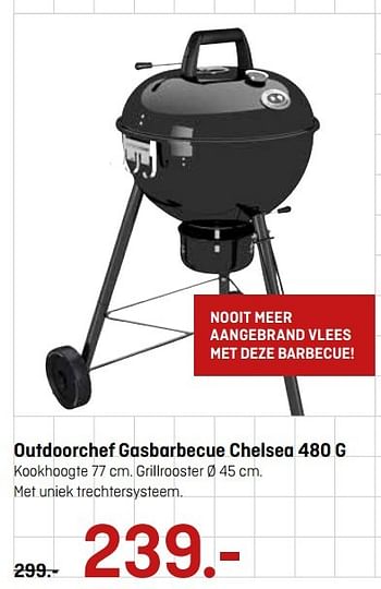 Aanbiedingen Outdoorchef gasbarbecue chelsea - Outdoorchef - Geldig van 17/04/2017 tot 30/04/2017 bij Multimate