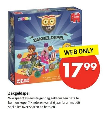 Aanbiedingen Zakgeldspel - Jumbo - Geldig van 18/04/2017 tot 30/04/2017 bij Bruna