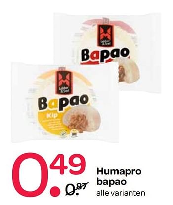 Aanbiedingen Humapro bapao - Humapro - Geldig van 21/04/2017 tot 03/05/2017 bij Spar