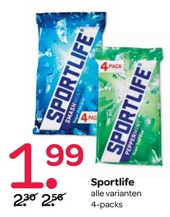 Aanbiedingen Sportlife - Sportlife - Geldig van 21/04/2017 tot 03/05/2017 bij Spar