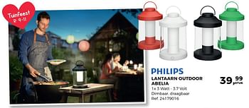 Aanbiedingen Philips lantaarn outdoor abelia - Philips - Geldig van 02/05/2017 tot 30/05/2017 bij Supra Bazar