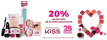 Aanbiedingen 20% op het hele 2b en kiss assortiment - Huismerk - Supra Bazar - Geldig van 02/05/2017 tot 30/05/2017 bij Supra Bazar