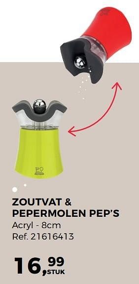 Aanbiedingen Zoutvat + pepermolen pep`s - Peugeot - Geldig van 02/05/2017 tot 30/05/2017 bij Supra Bazar
