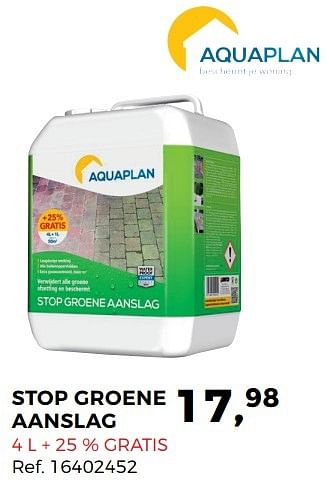 Aanbiedingen Stop groene aanslag - Aquaplan - Geldig van 02/05/2017 tot 30/05/2017 bij Supra Bazar