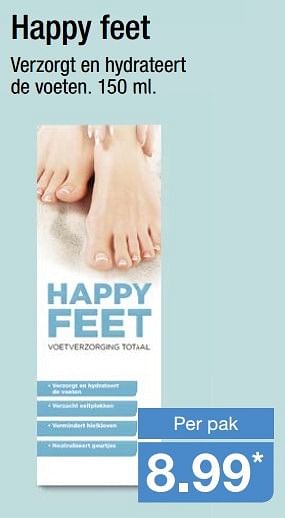 Aanbiedingen Happy feet - Huismerk - Aldi - Geldig van 01/05/2017 tot 06/05/2017 bij Aldi