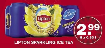 Aanbiedingen Lipton sparkling ice tea - Lipton - Geldig van 05/05/2017 tot 07/05/2017 bij Aldi