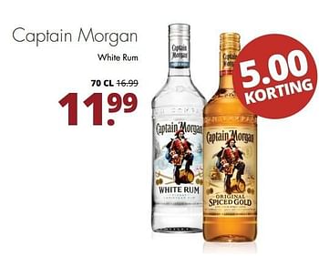 Aanbiedingen Captain morgan white rum - Captain Morgan - Geldig van 24/04/2017 tot 06/05/2017 bij Mitra