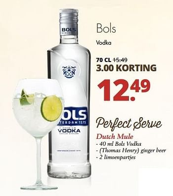 Aanbiedingen Bols vodka - Bols - Geldig van 24/04/2017 tot 06/05/2017 bij Mitra