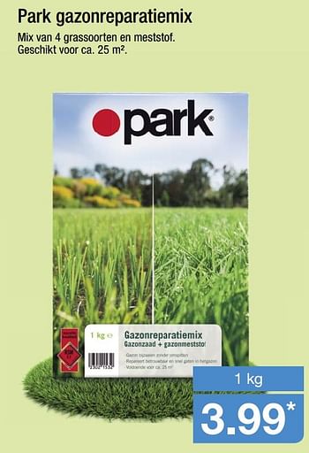 Aanbiedingen Park gazonreparatiemix - Park - Geldig van 01/05/2017 tot 06/05/2017 bij Aldi