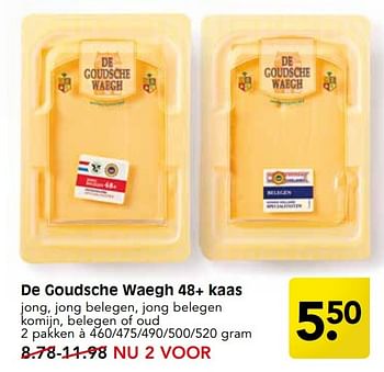 Aanbiedingen De goudsche waegh 48+ kaas - De Goudsche Waegh - Geldig van 30/04/2017 tot 06/05/2017 bij Em-té