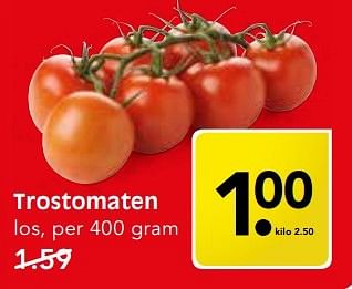 Aanbiedingen Trostomaten - Huismerk - Em-té - Geldig van 30/04/2017 tot 06/05/2017 bij Em-té