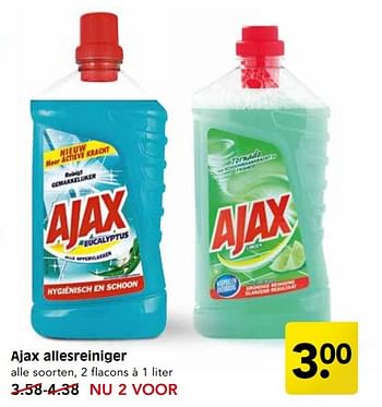 Aanbiedingen Ajax allesreiniger - Ajax - Geldig van 30/04/2017 tot 06/05/2017 bij Em-té