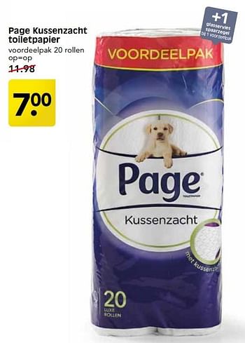 Aanbiedingen Page kussenzacht - Page - Geldig van 30/04/2017 tot 06/05/2017 bij Em-té