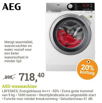 voorwoord Geloofsbelijdenis Fondsen AEG Aeg wasmachine l8fe96es - Promotie bij BCC