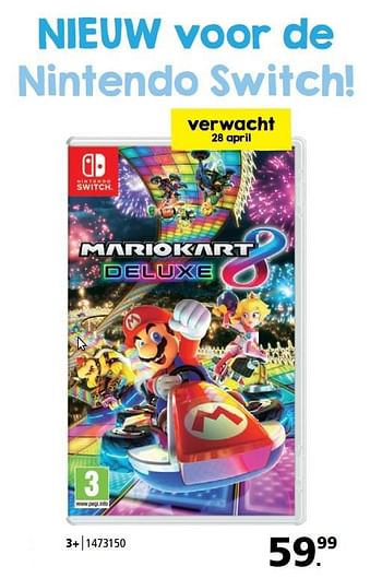 Aanbiedingen Mariokart - Nintendo - Geldig van 17/04/2017 tot 07/05/2017 bij Intertoys