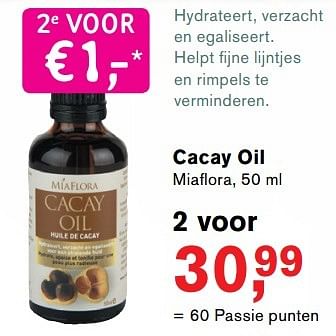 Aanbiedingen Cacay oil miaflora - Miaflora - Geldig van 18/04/2017 tot 07/05/2017 bij Holland & Barrett