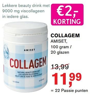 Aanbiedingen Collagem amiset - Amiset - Geldig van 18/04/2017 tot 07/05/2017 bij Holland & Barrett