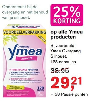 Aanbiedingen Ymea overgang silhouet - Ymea - Geldig van 18/04/2017 tot 07/05/2017 bij Holland & Barrett