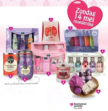 Aanbiedingen Geschenkset lavendel pure - Pure - Geldig van 18/04/2017 tot 07/05/2017 bij Holland & Barrett