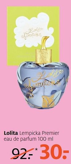Aanbiedingen Lolita lempicka premier eau de parfum - Lolita Lempicka - Geldig van 24/04/2017 tot 07/05/2017 bij Etos