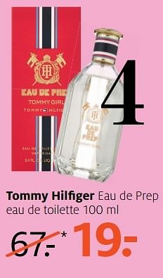 Aanbiedingen Tommy hilfiger eau de prep eau de toilette - Tommy Hilfiger - Geldig van 24/04/2017 tot 07/05/2017 bij Etos
