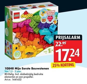 Aanbiedingen Mijn eerste bouwstenen - Lego - Geldig van 24/04/2017 tot 07/05/2017 bij Bart Smit