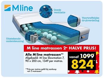 Aanbiedingen Alle m line matrassen - M Line - Geldig van 24/04/2017 tot 07/05/2017 bij Beter Bed