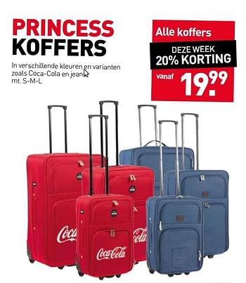 Aanbiedingen Alle koffers - Princess Traveller - Geldig van 24/04/2017 tot 07/05/2017 bij Scapino