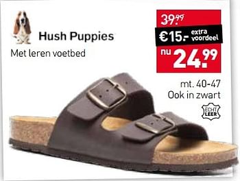 Aanbiedingen Schoenen - Hush Puppies - Geldig van 24/04/2017 tot 07/05/2017 bij Scapino