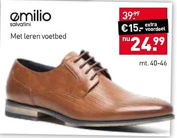 Aanbiedingen Schoenen - Emilio - Geldig van 24/04/2017 tot 07/05/2017 bij Scapino