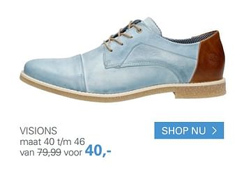 Aanbiedingen Schoenen - Visions  - Geldig van 28/04/2017 tot 07/05/2017 bij Schuurman Schoenen